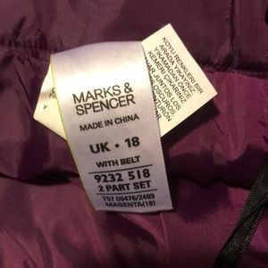 Purple Marks and Spencer dress skirt